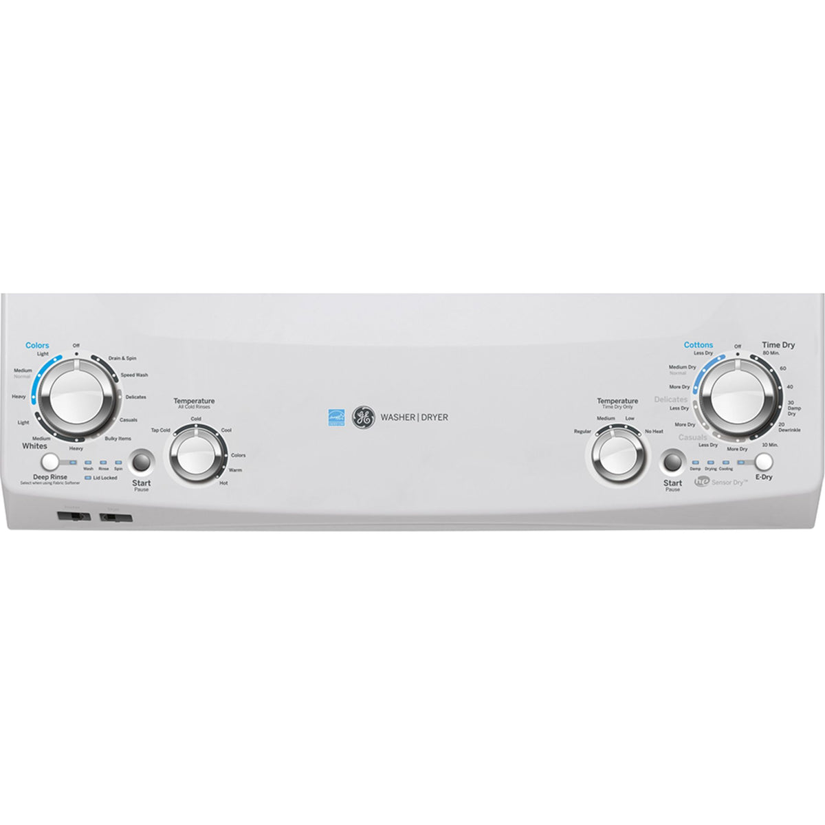 Ge Pacemaker GE Unitized Spacemaker® 4.5 IEC cu. ft. Capacity Washer and 5.9 cu. ft ...